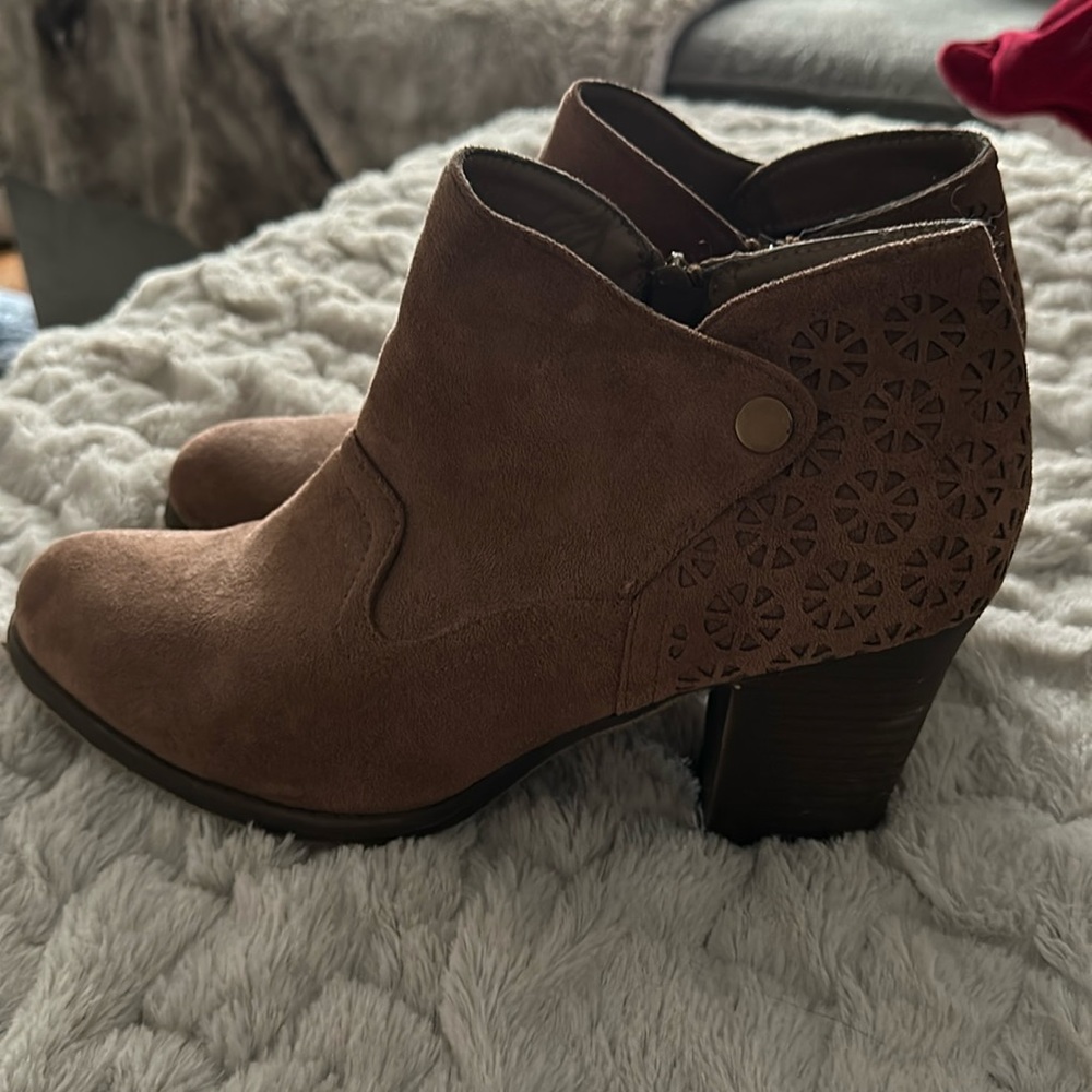 Ankle booties by Pierre Dumas